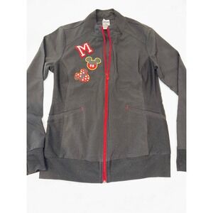 Disney Mickey Mouse Black Full Zip Jacket Women's Size S‎